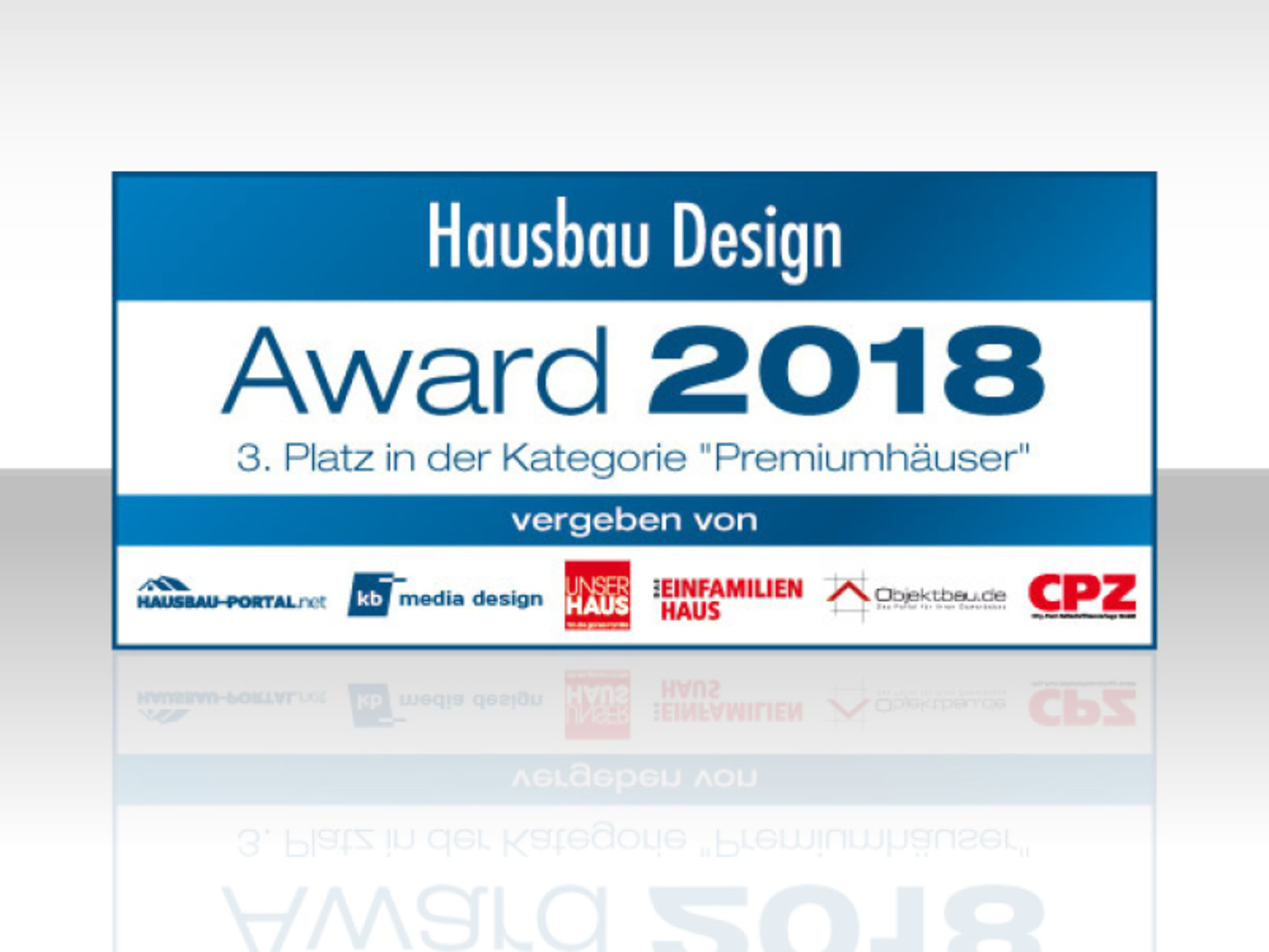Einfamilienhaus Ungermann holt den 3. Platz beim Hausbau Design Award 2018 in der Kategorie "Premiumhäuser" (Foto: © BAUMEISTER-HAUS)