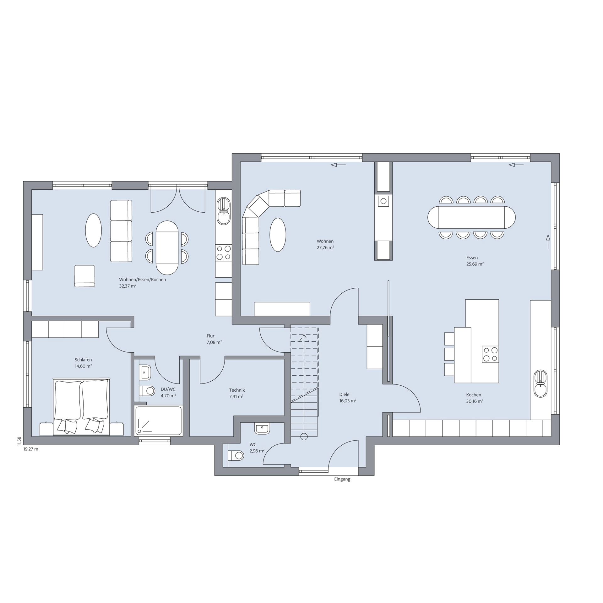 Haus Gebauer Grundriss EG