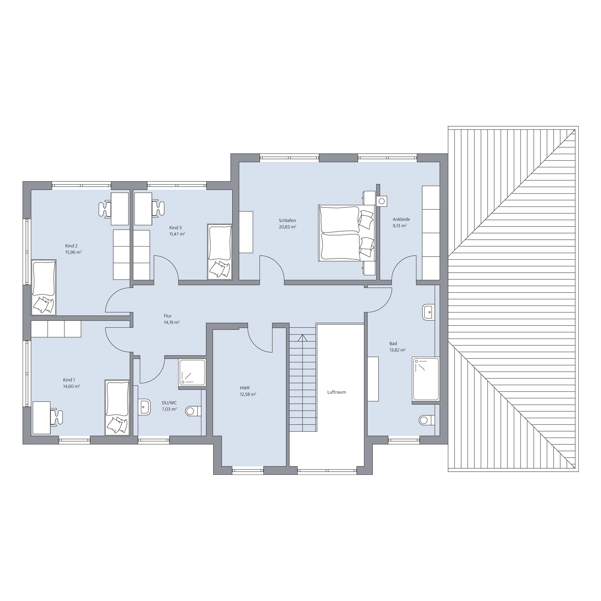 Haus Gebauer Grundriss OG